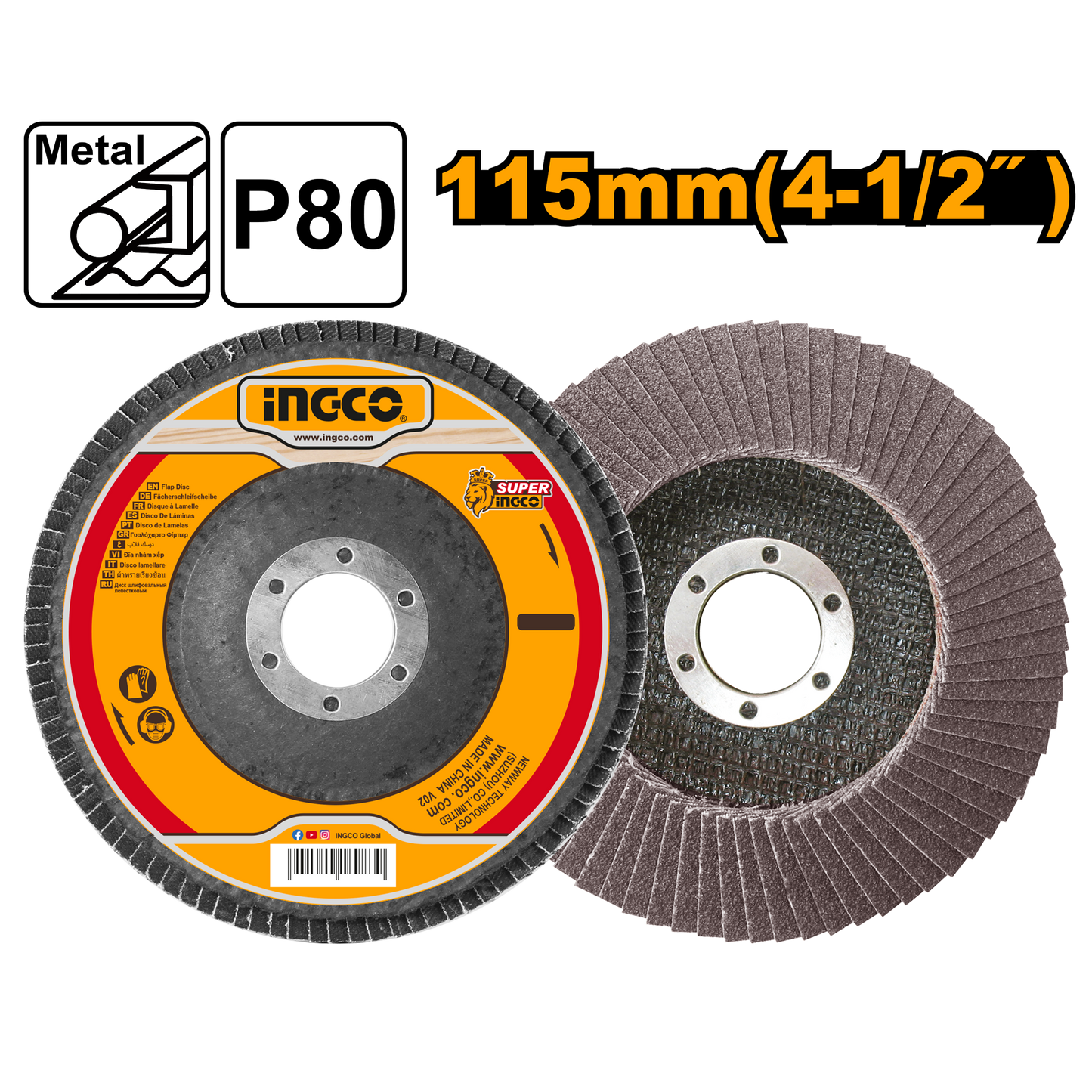 Disco laminado G80 4-1/2"