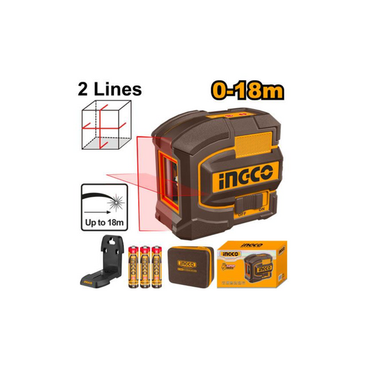 Láser de línea autonivelante, linea roja 18m