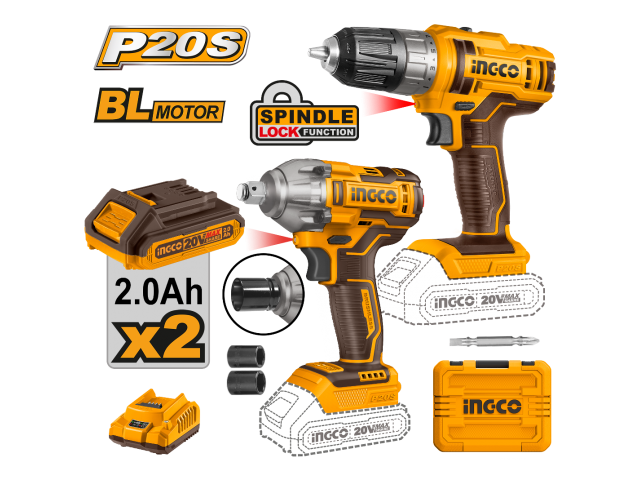 Combo taladro + Llave de impacto 300NM