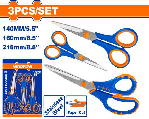 Juego de tijeras de 3 piezas